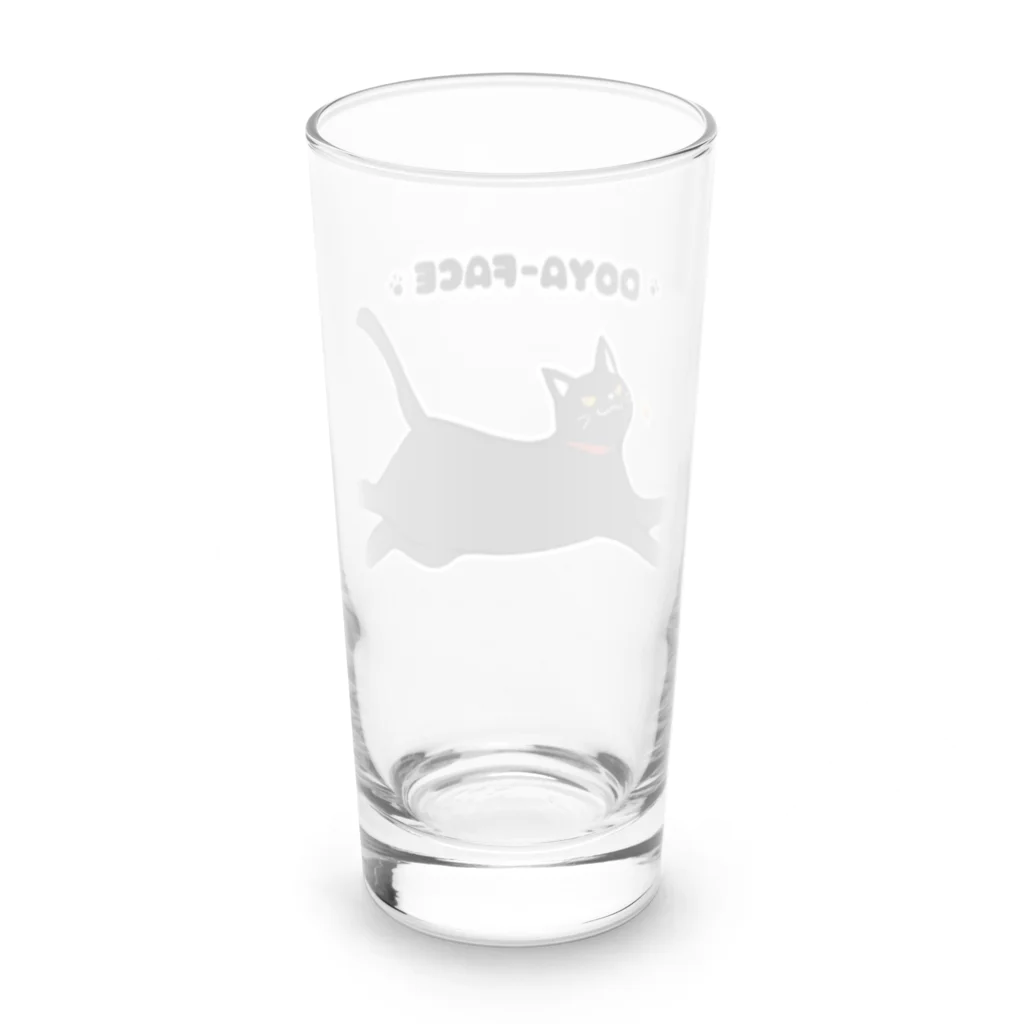 かわいいコーギーのドヤ顔CAT Long Sized Water Glass :back