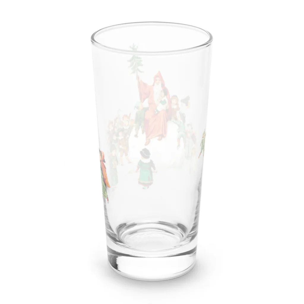 museumのSanta Long Sized Water Glass :back