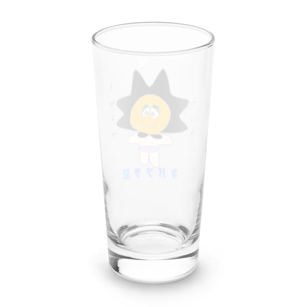 s*nowのおパンツ隊　うに Long Sized Water Glass :back