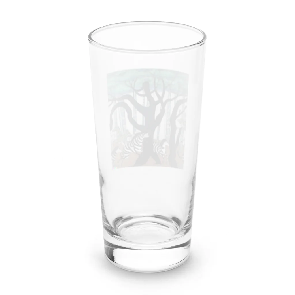 Spirit of 和のシマウマの森 Long Sized Water Glass :back