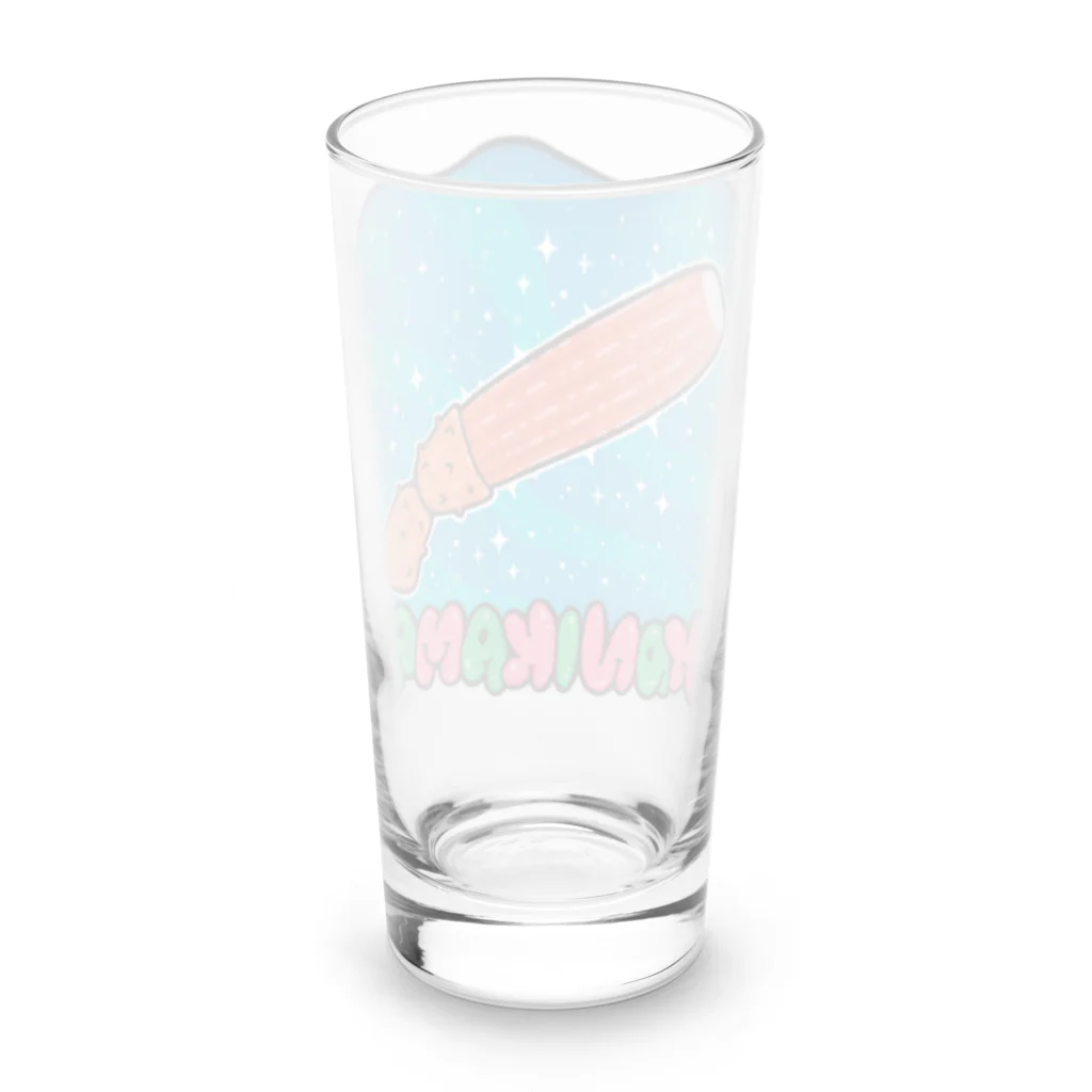 いちぼ君のお店の90%カニのカニカマ Long Sized Water Glass :back