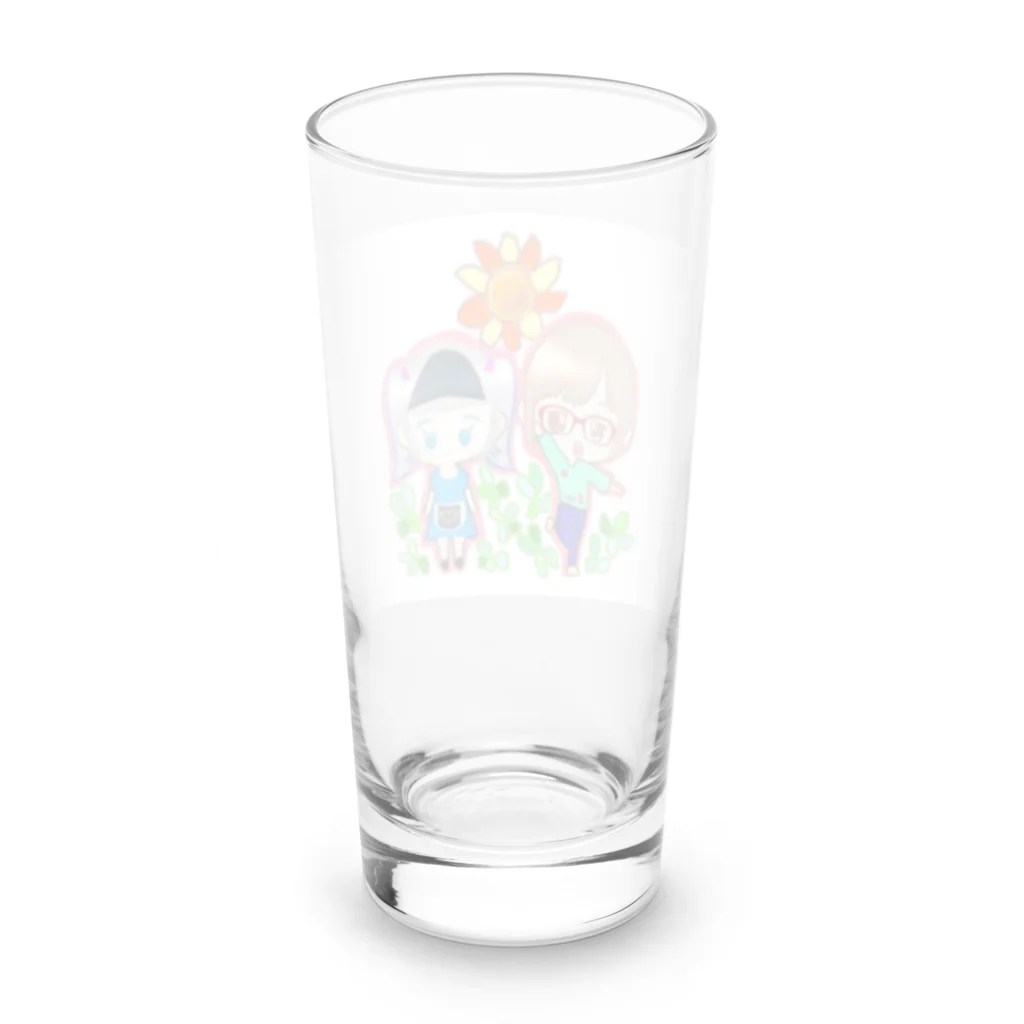 Apple☆Yakoのやこ師匠andバーチャルやこたん Long Sized Water Glass :back