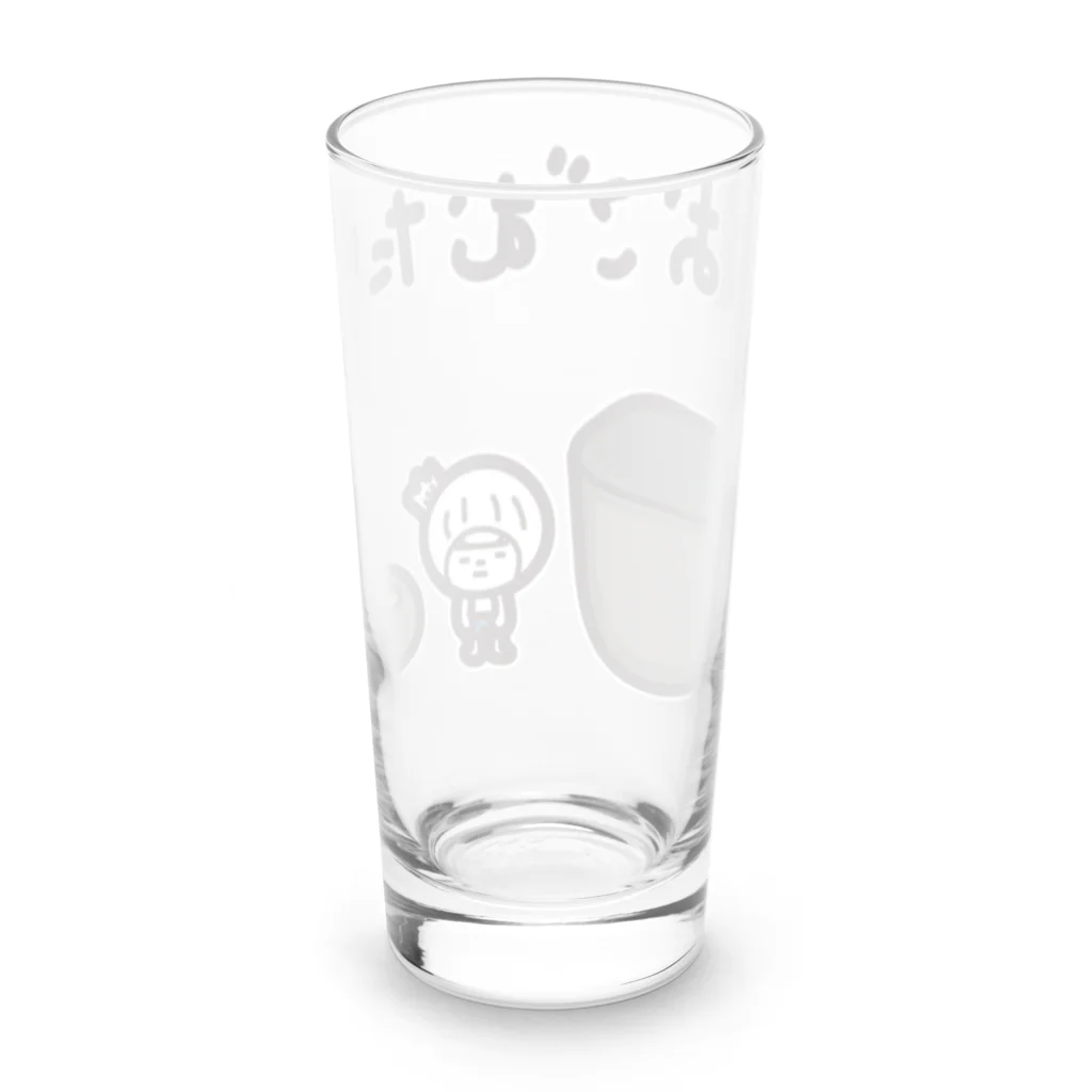 きくのらくがきのおおごむたけときく Long Sized Water Glass :back