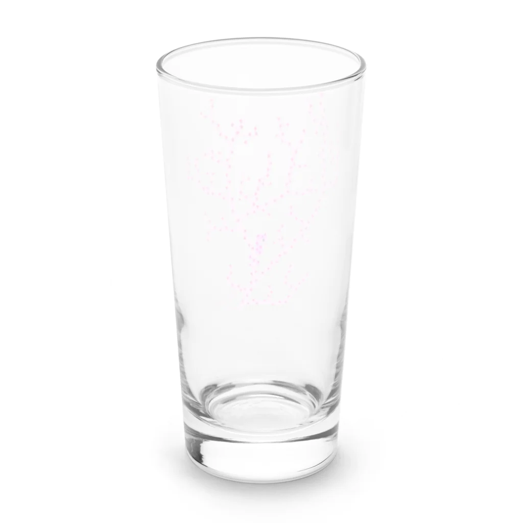 栗坊屋のピンクのピグミーシーホース Long Sized Water Glass :back