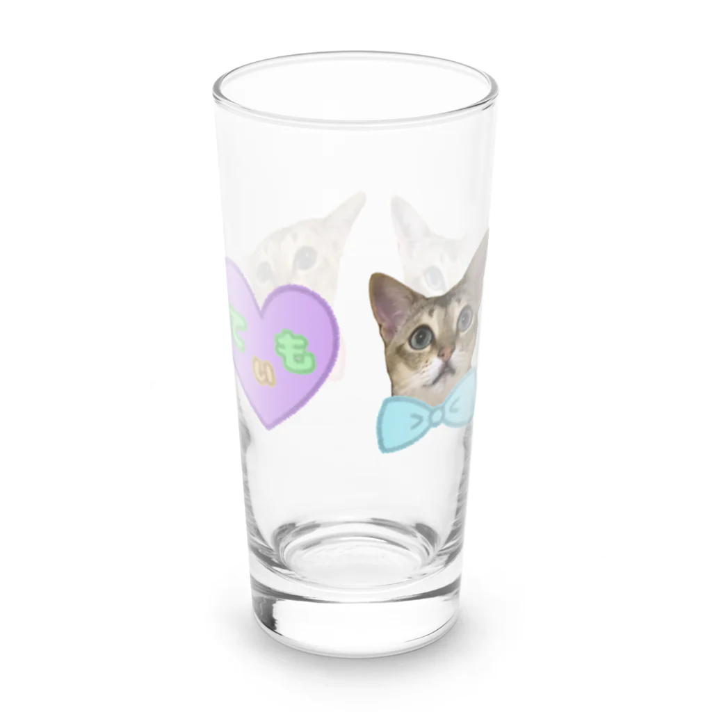 ティモの3色ティモ＋ハート Long Sized Water Glass :back