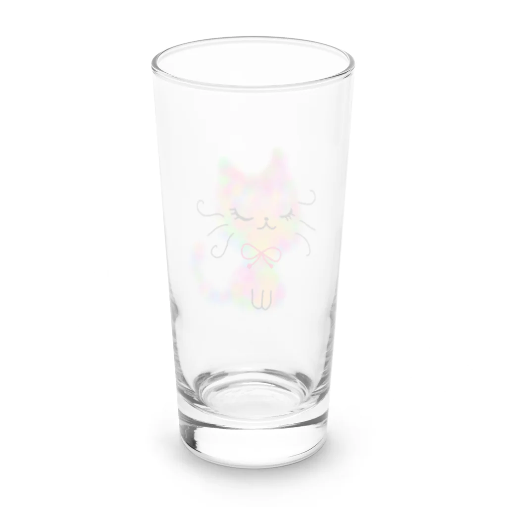 こやまちえのほんわか猫さん。 Long Sized Water Glass :back