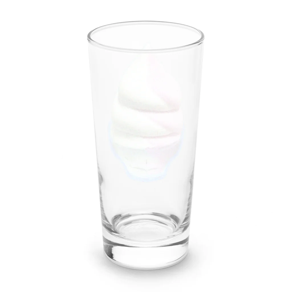 脂身通信Ｚのソフトクリーム（ストロベリーとバニラ）_220904 Long Sized Water Glass :back