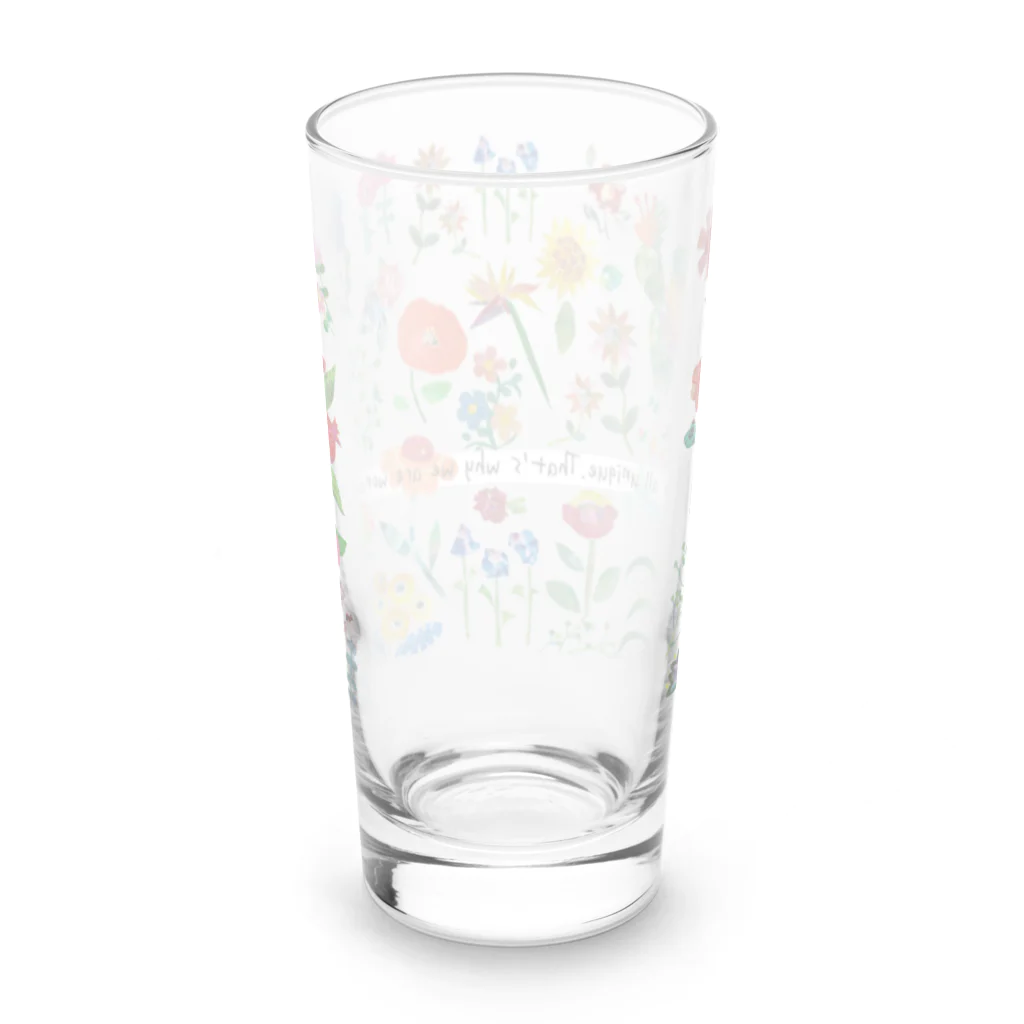 カラペハリエ®︎の［ちがい］ってカラフルじゃない？ Long Sized Water Glass :back