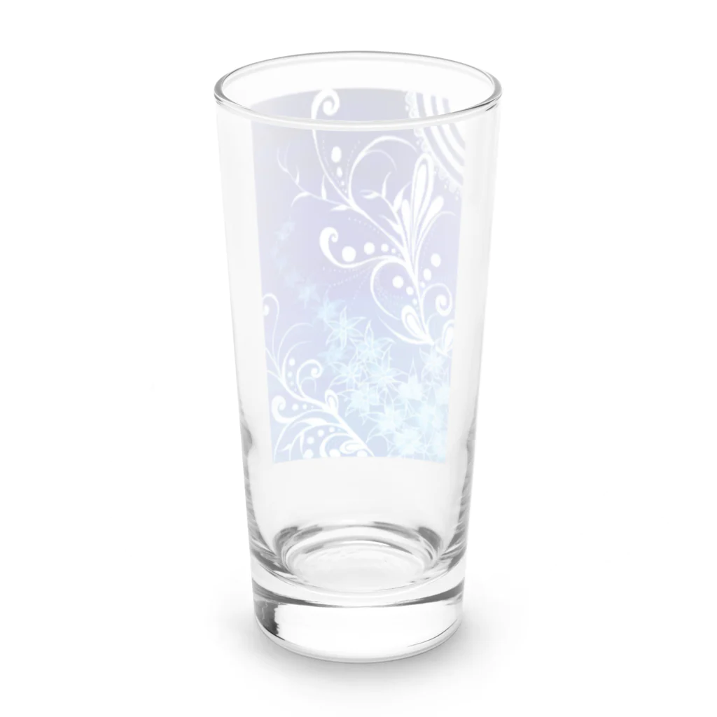 みいの館✝️の爽やかBlue Long Sized Water Glass :back