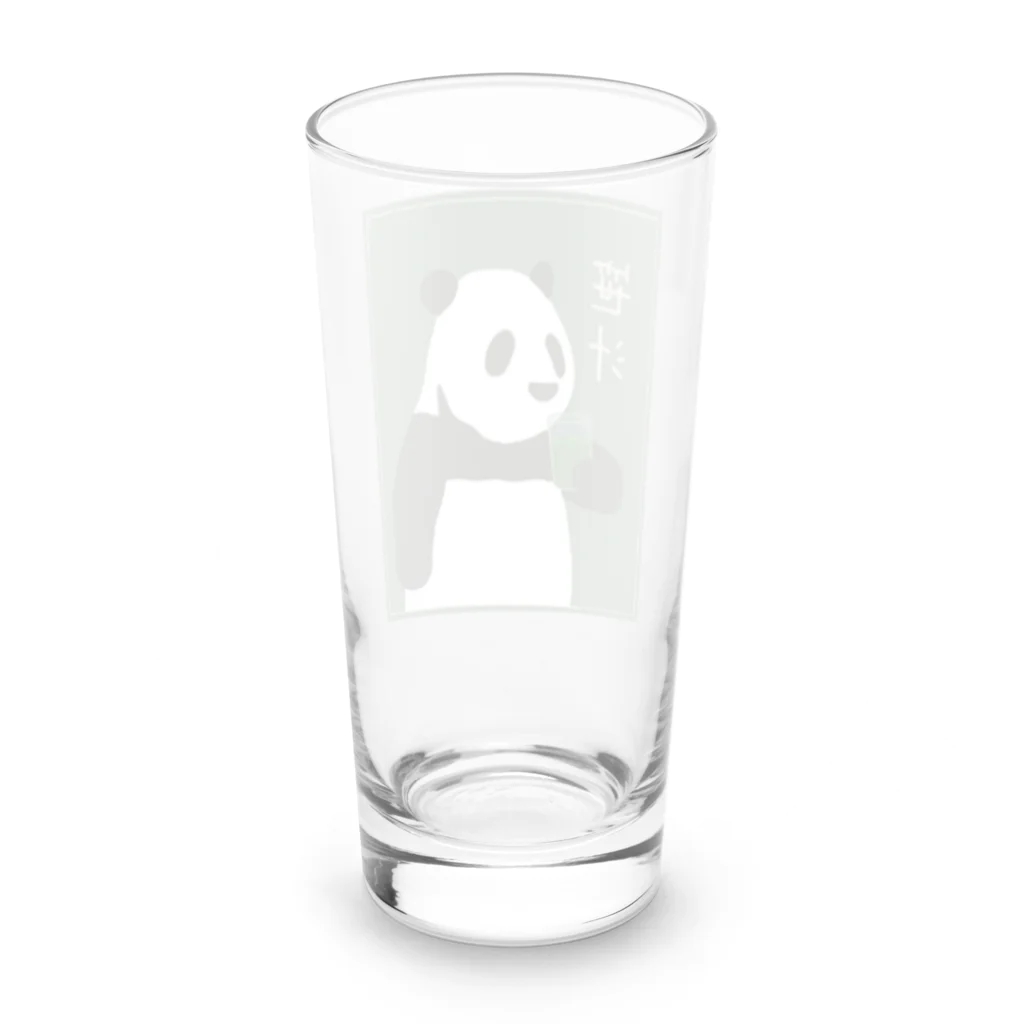 パンダむんの笹汁 Long Sized Water Glass :back