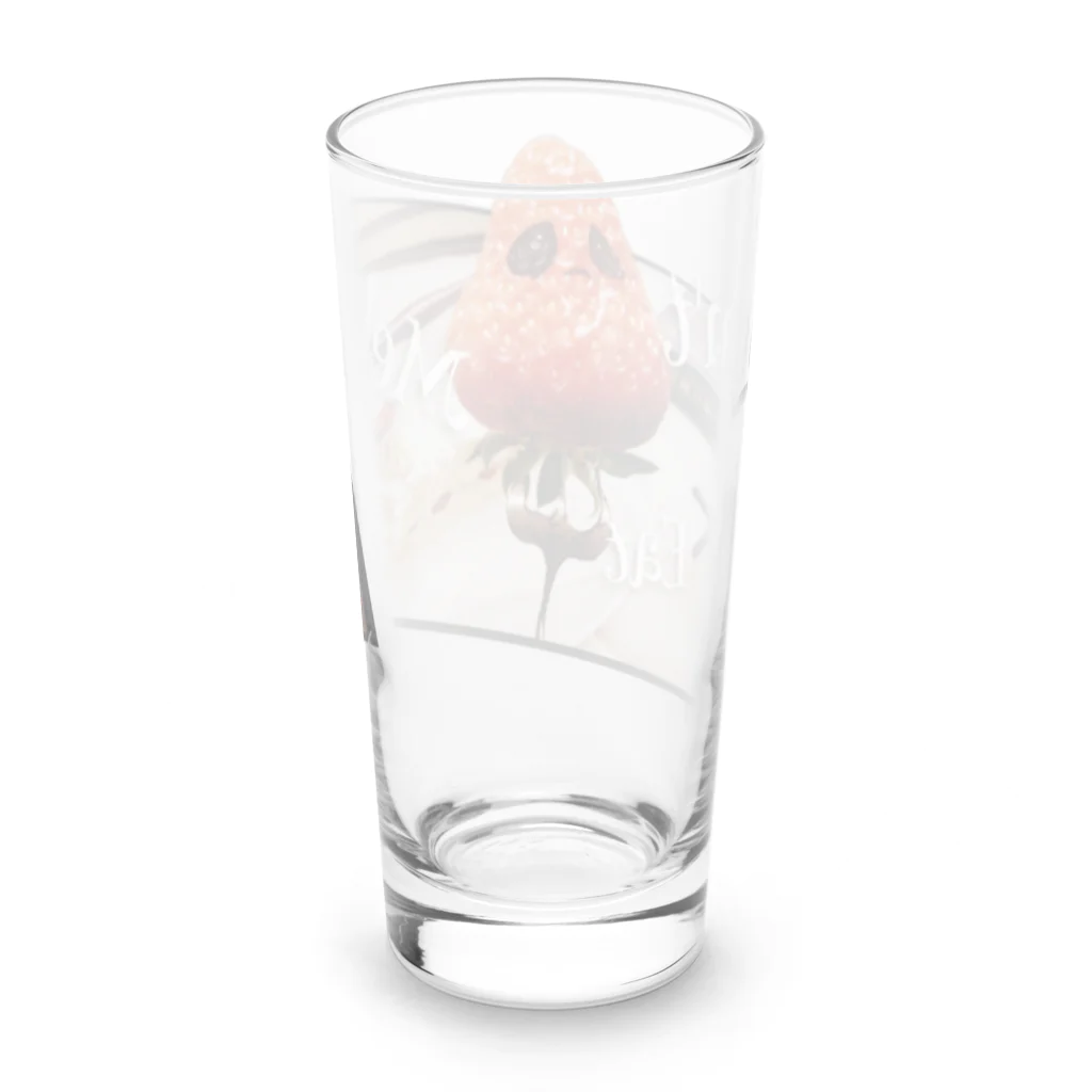 miuk⚰️fashionの〈シネラマカラー〉Don't Eat Me!🍓ちゃんコラージュ Long Sized Water Glass :back