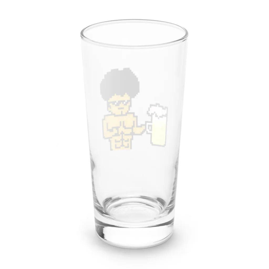 ヒロシオーバーダイブのボディ”ビール”ダー Long Sized Water Glass :back