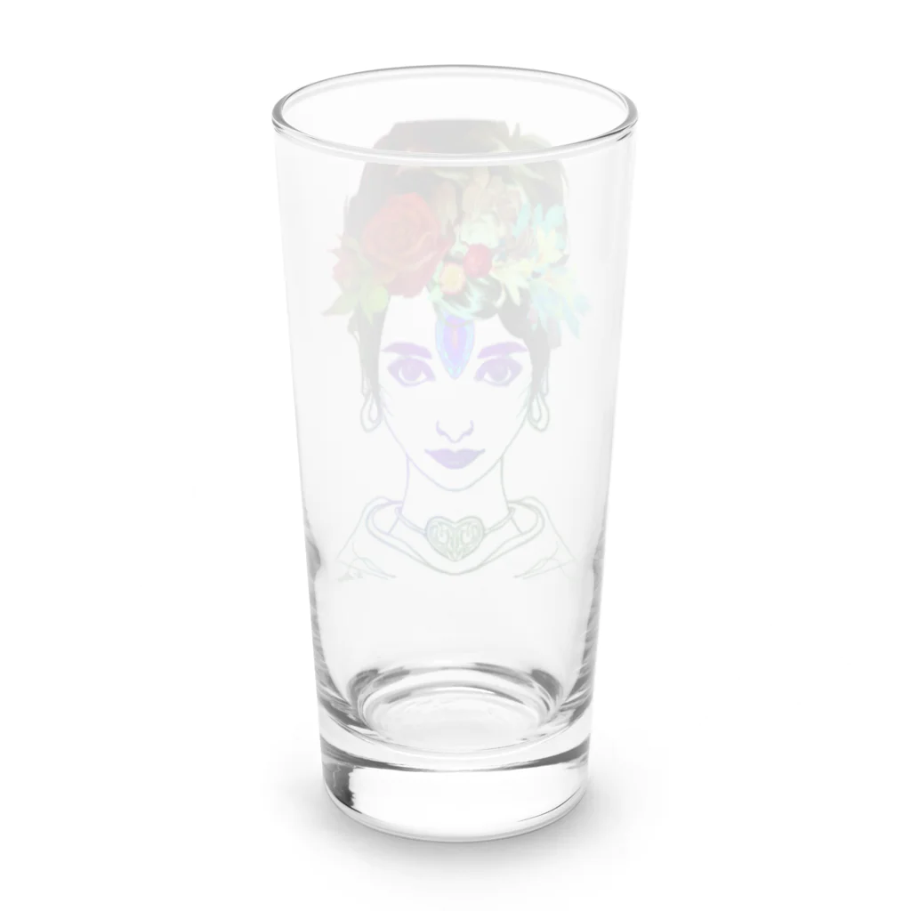 💖宇宙整体♪🌈♪こころからだチャンネル♪💖のglossy aura　2 universalprincess Long Sized Water Glass :back