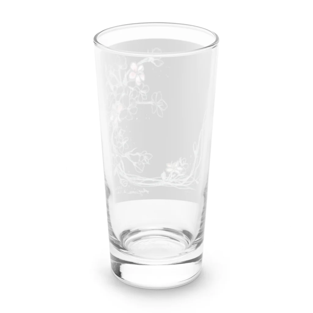 Maylyの流れる桜 Long Sized Water Glass :back