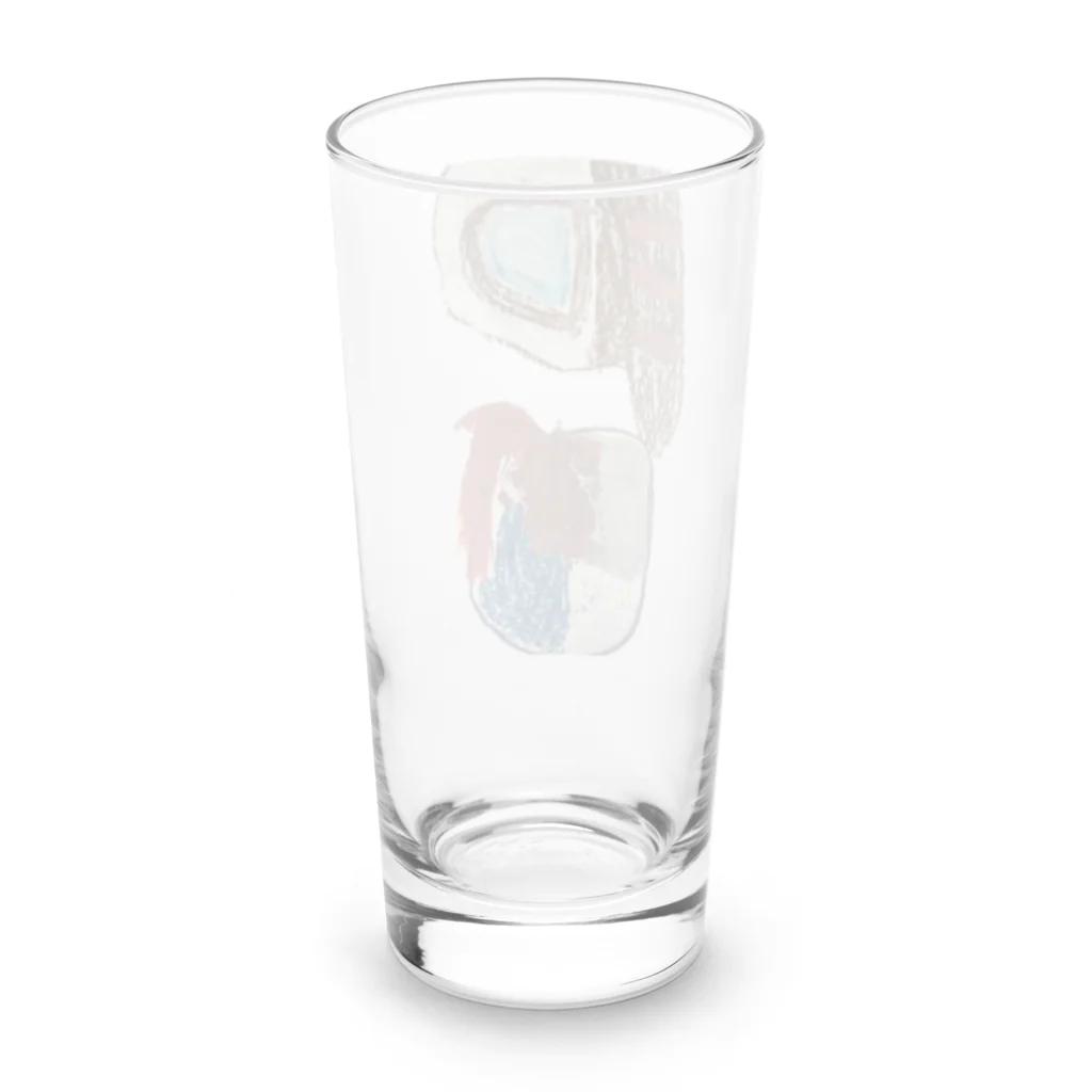 空間美術のたまごを割らないとオムレツは作れない Long Sized Water Glass :back