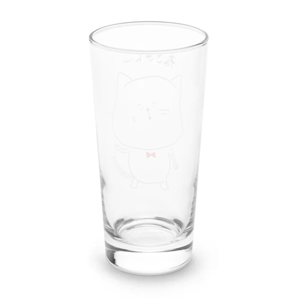 ステボシ みっちょん。のねこさん Long Sized Water Glass :back