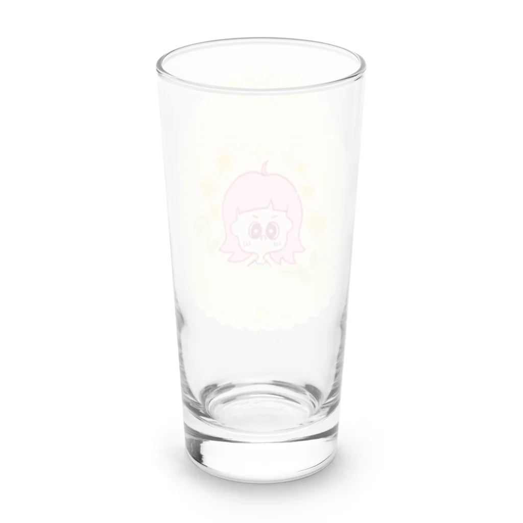 あおいとまり木のきらきら（まる） Long Sized Water Glass :back