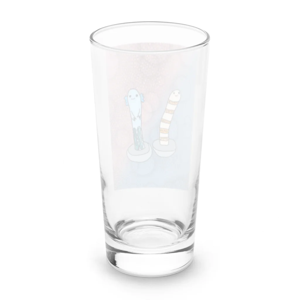 埼玉モジュラー流通センター アパレル部のちんアナゴ&うーぱーるーぱー Long Sized Water Glass :back