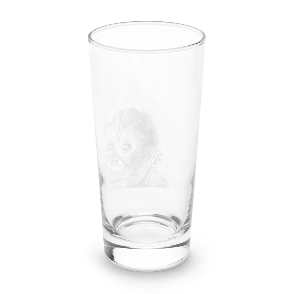 Owl's Dream　アウルズドリームのOrangutan Long Sized Water Glass :back