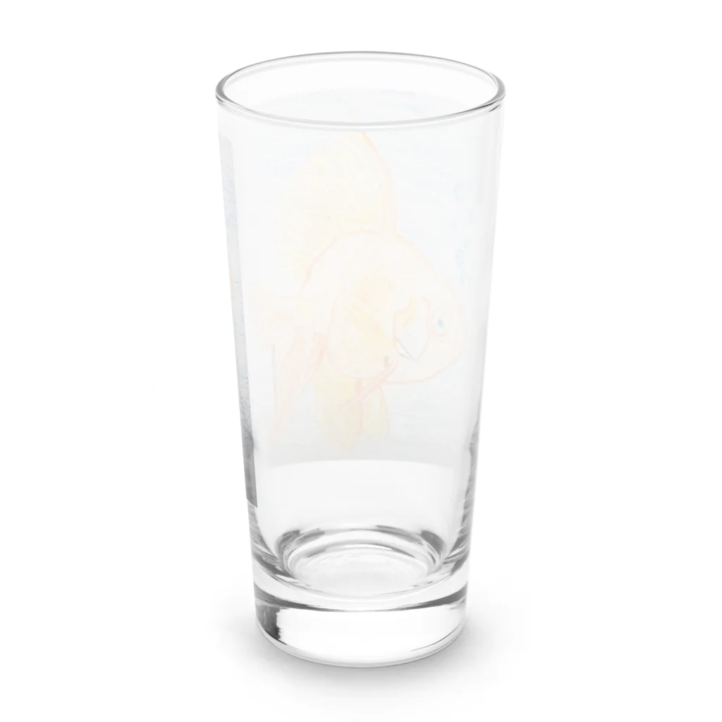 ぼくの昼休み(小４)のぼくの学習帳・金魚 Long Sized Water Glass :back