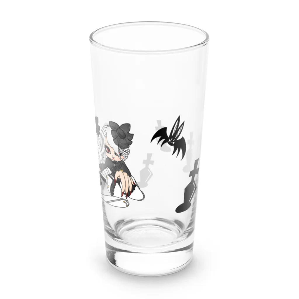 こつめちゃんのおみせのタロット【13:死神】 Long Sized Water Glass :back