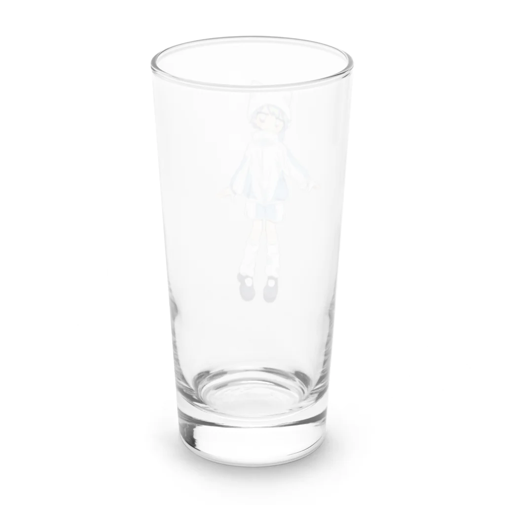 天使の輪のねこみみちゃん Long Sized Water Glass :back