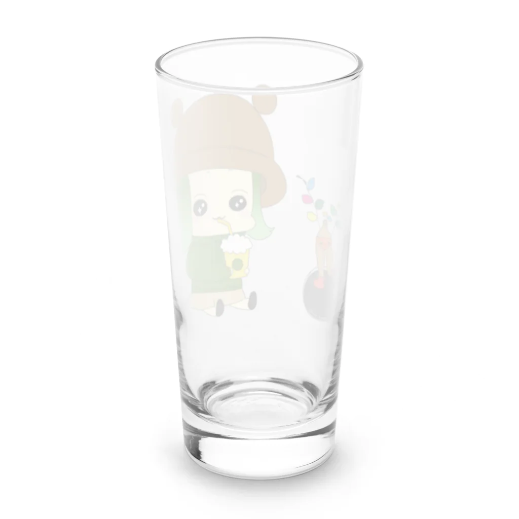 moneyistime100のガジュマル子とチビ酢束 Long Sized Water Glass :back