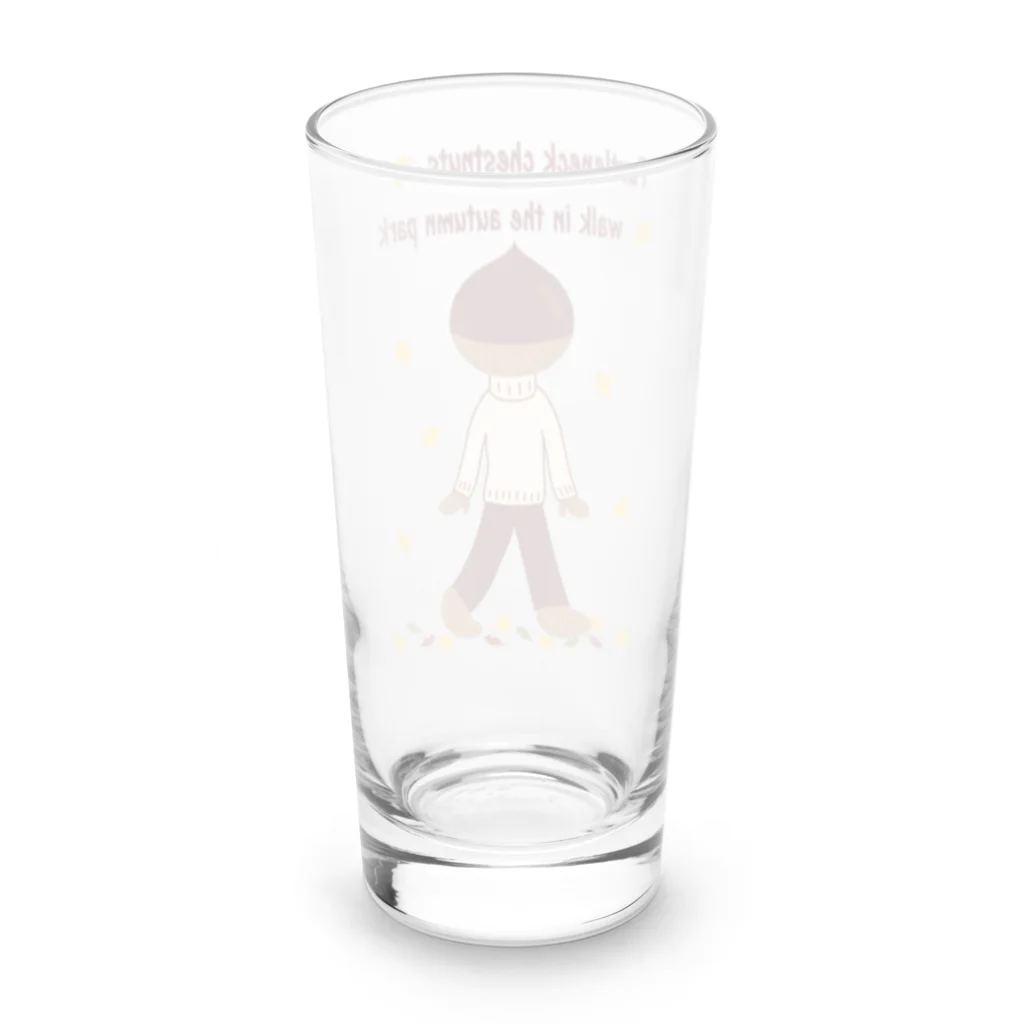 キッズモード某のとっくりくんの秋散歩 Long Sized Water Glass :back