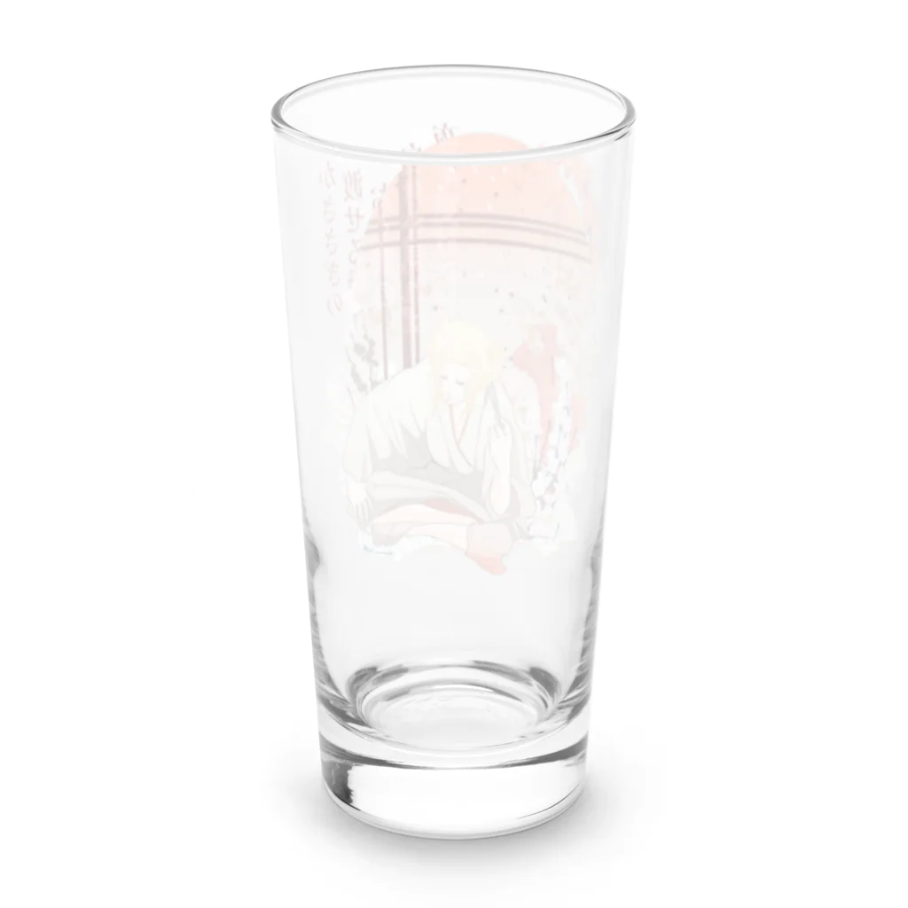 創作男子・稲冨の和装男子:かささぎの Long Sized Water Glass :back