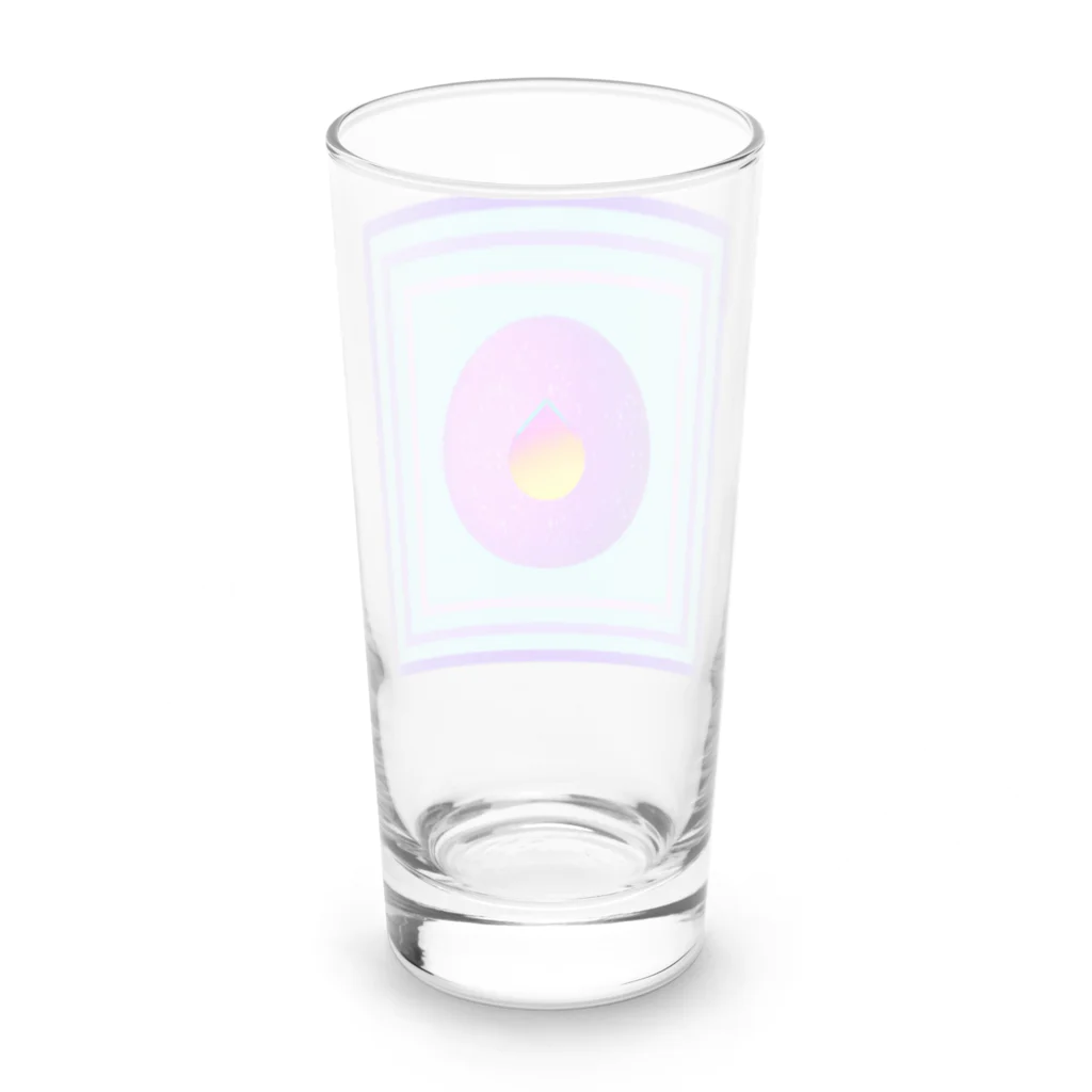 SUZURI.KEY-CHANの閃き・作品番号001 Long Sized Water Glass :back