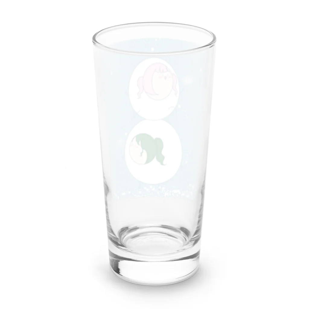 めこのみせのめこしゃけ  ゆきんこver. Long Sized Water Glass :back