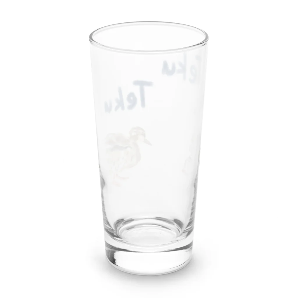 Lily bird（リリーバード）のお散歩カモず カラーラフ① Long Sized Water Glass :back