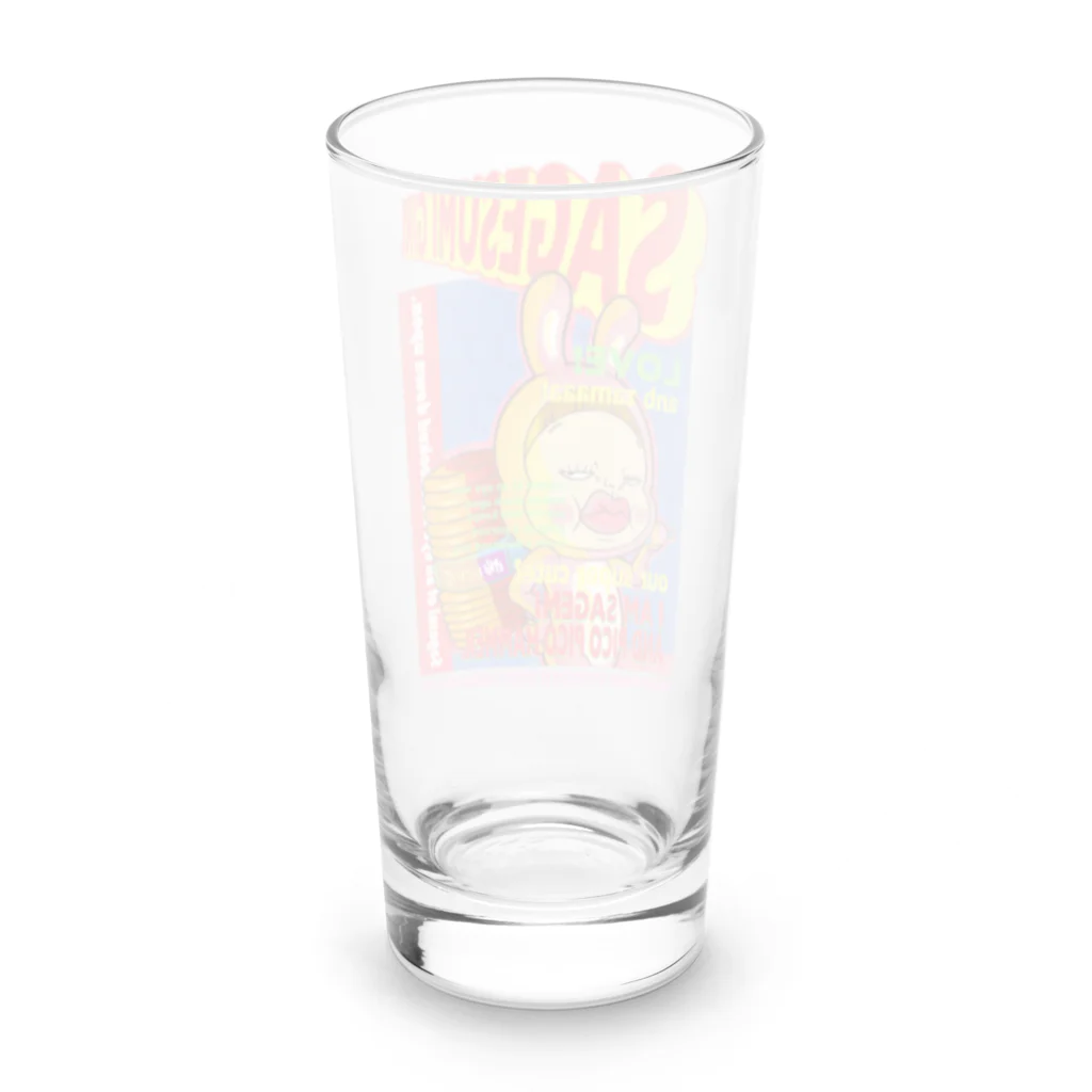 Siderunの館 B2のバンドブームロンT風だよ！さげみちゃん Long Sized Water Glass :back