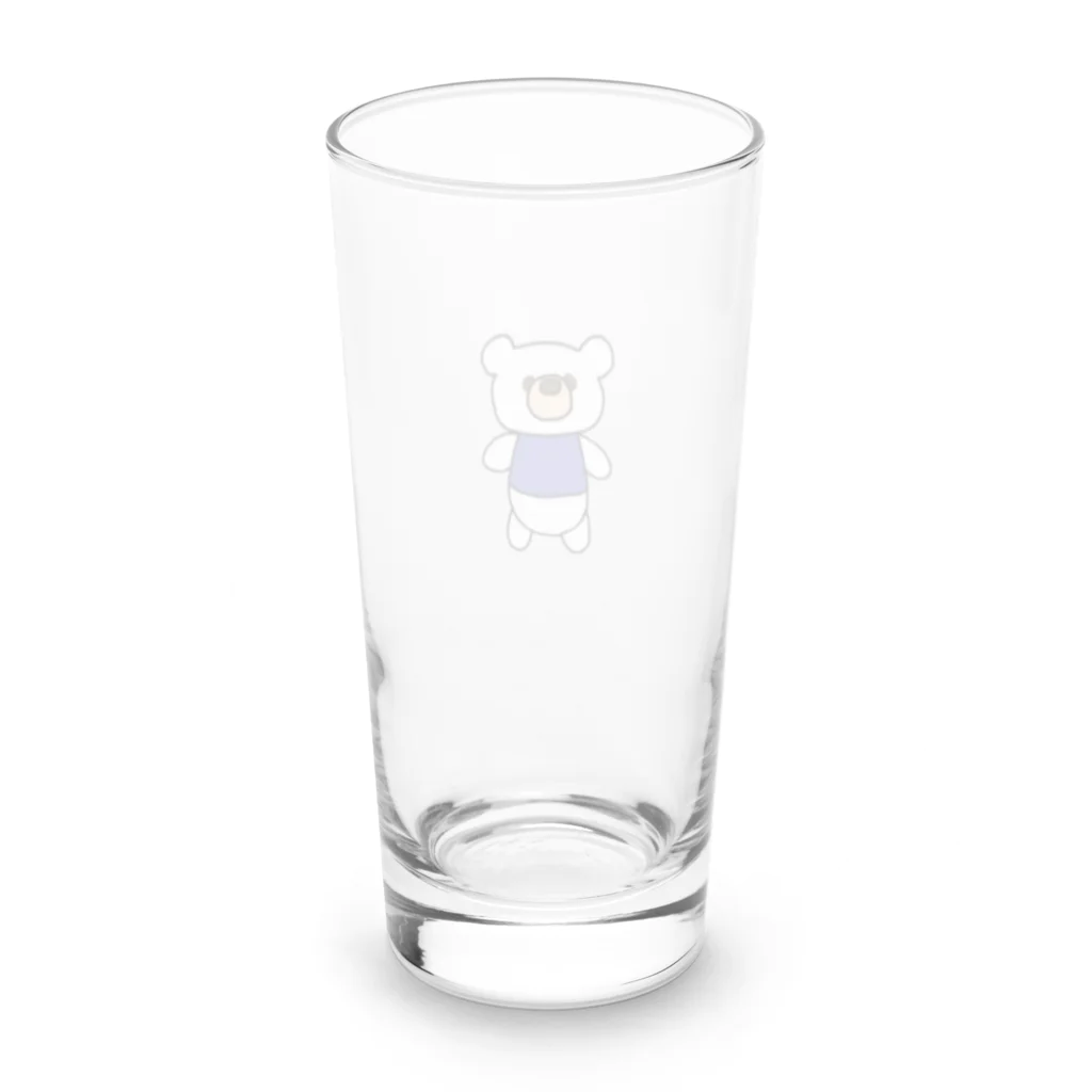 クマのブルくんのクマのブルくん Long Sized Water Glass :back