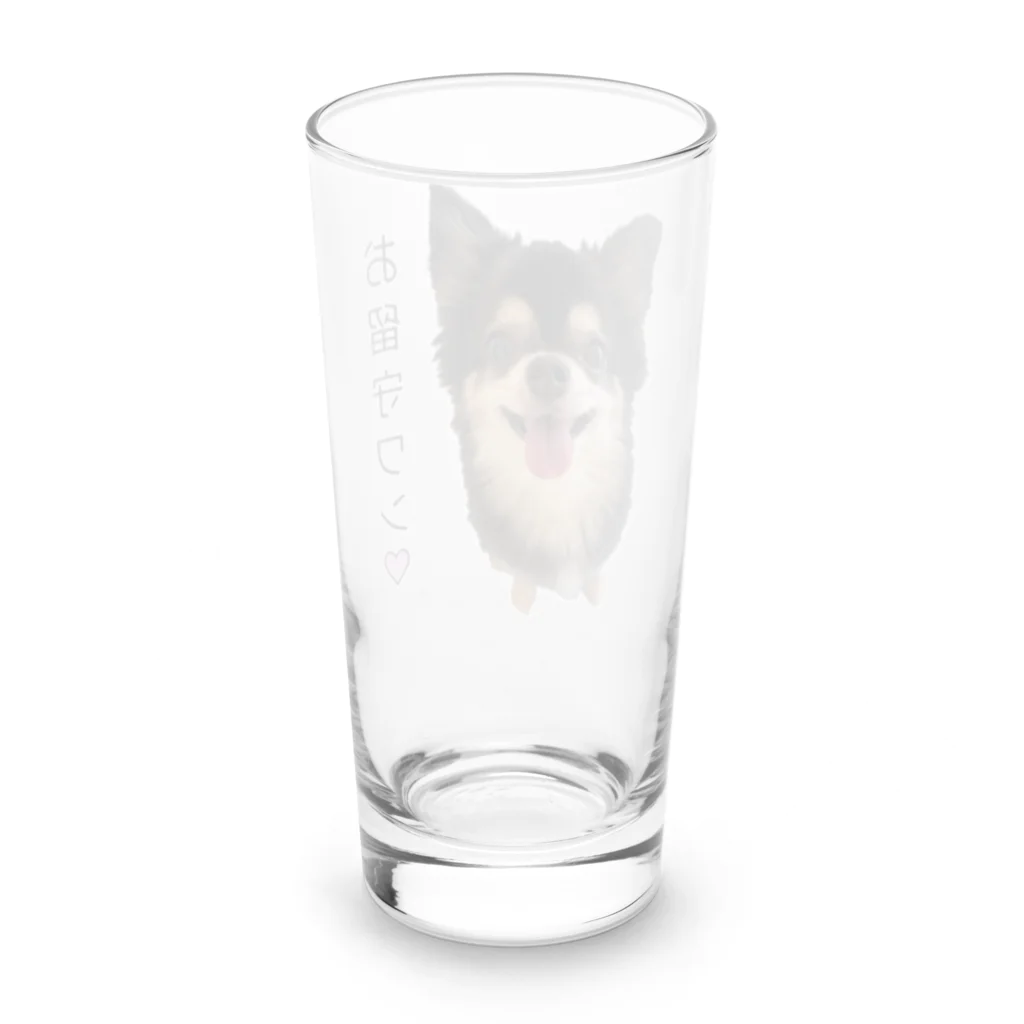 かいほう屋のお留守ワン！チワワちゃん Long Sized Water Glass :back