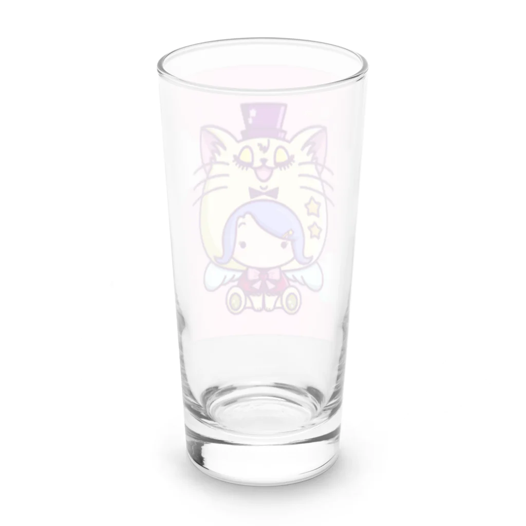 reo_chibiisのCryptoChibiisゆめかわ猫 Long Sized Water Glass :back