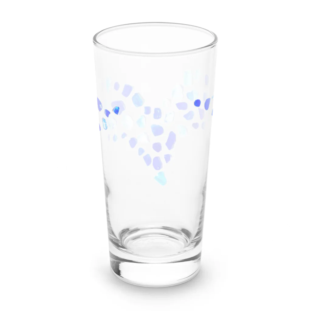 海色ものがたりのくじらさんのしっぽ Long Sized Water Glass :back