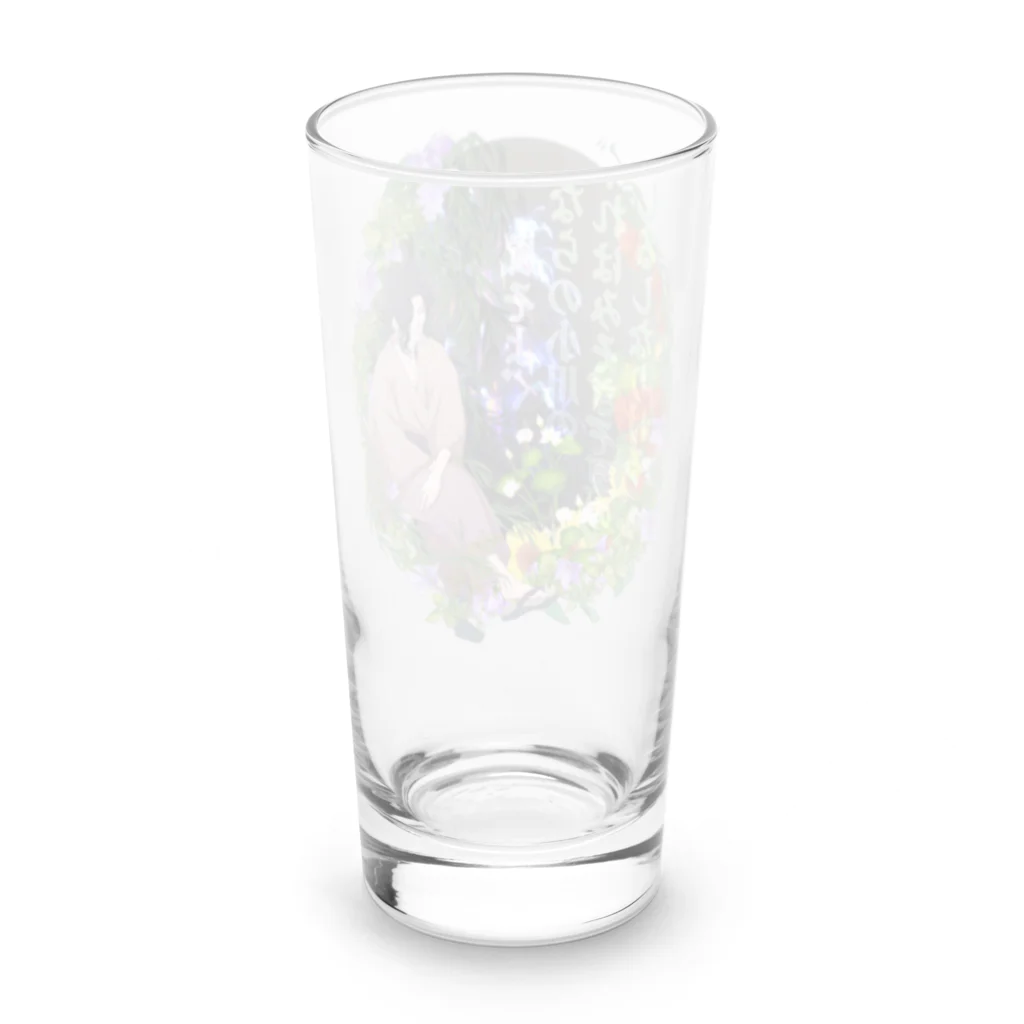 創作男子・稲冨の和装男子:風そよぐ Long Sized Water Glass :back