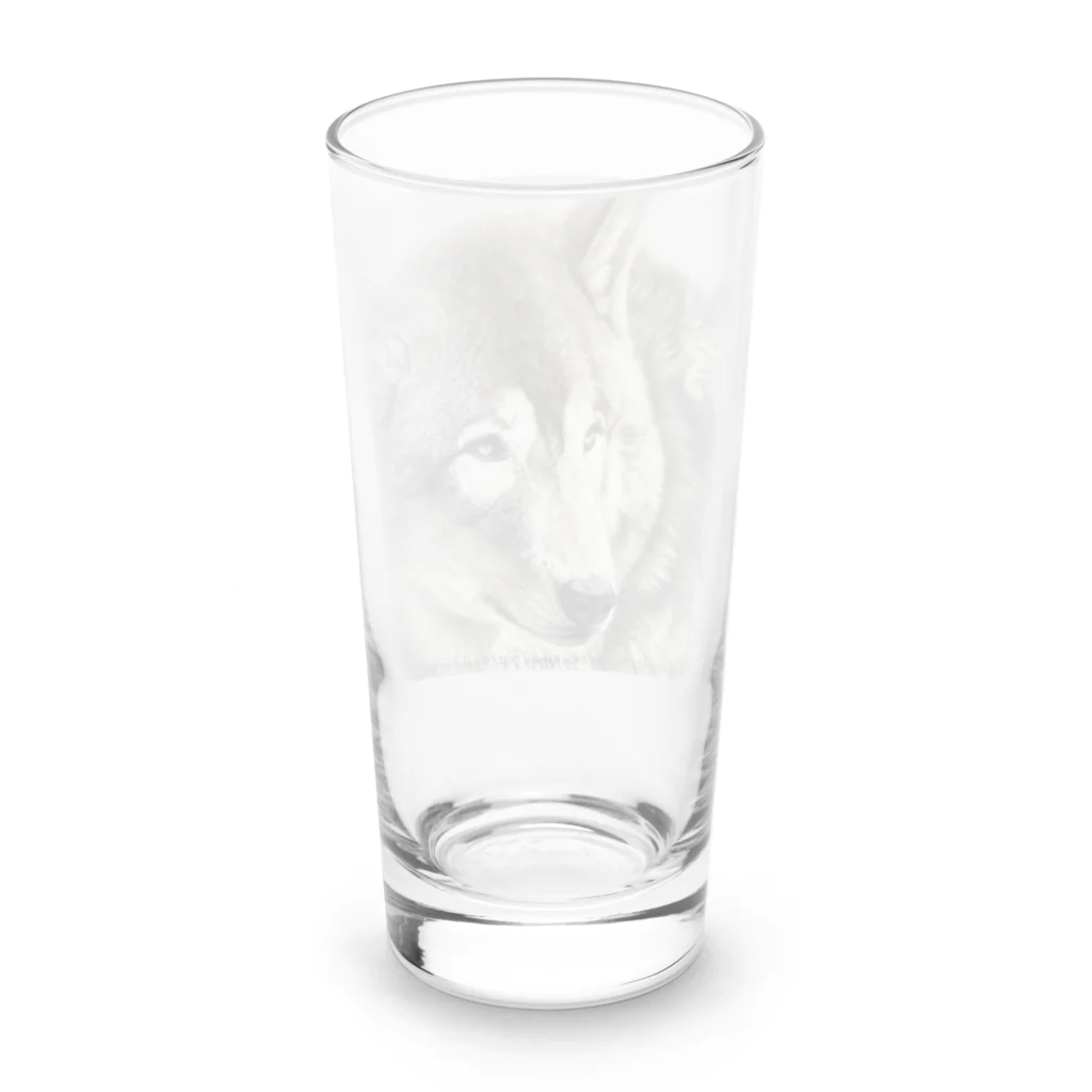 アラスカ野生動物画家きむらけいのWinds of the Wild Long Sized Water Glass :back