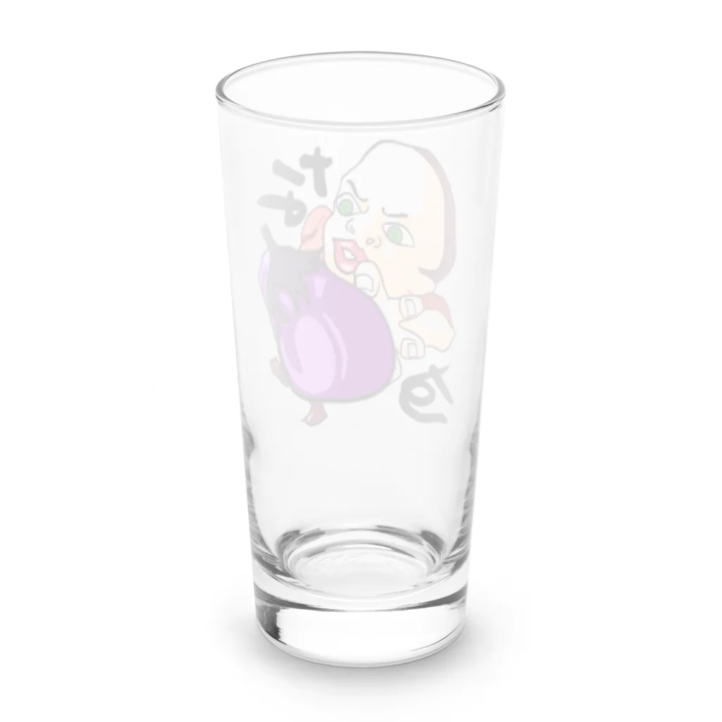 irootokosamuraiのなす Long Sized Water Glass :back