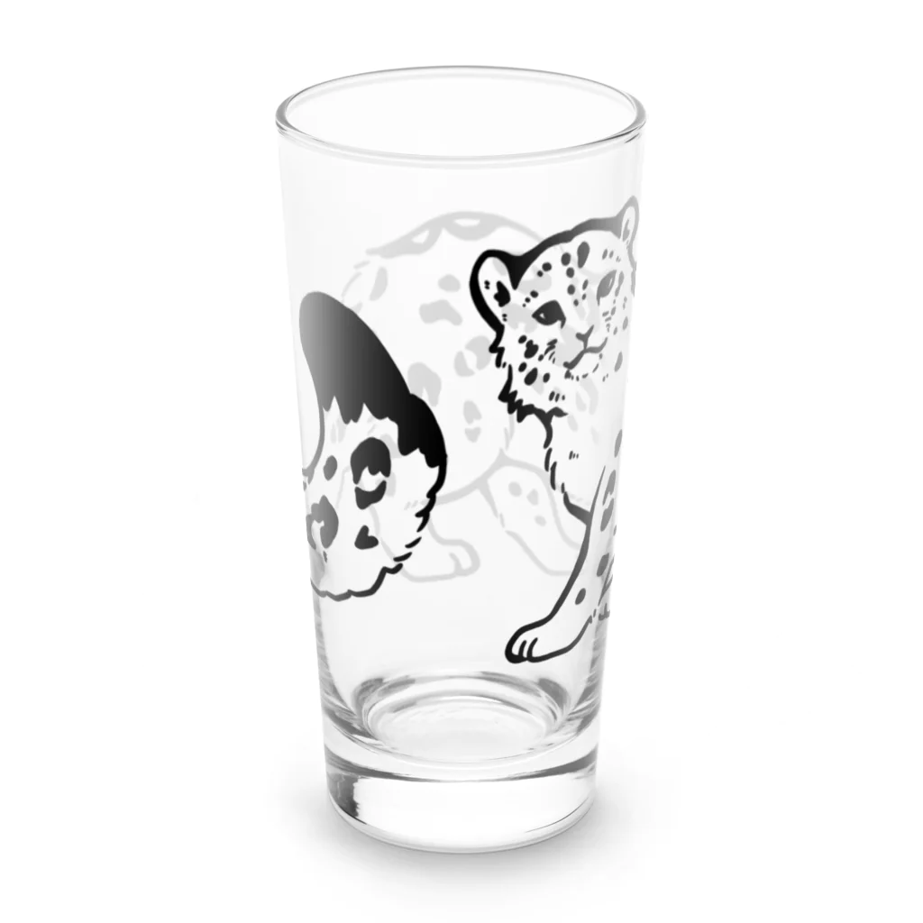 Belkaのユキヒョウ Long Sized Water Glass :back