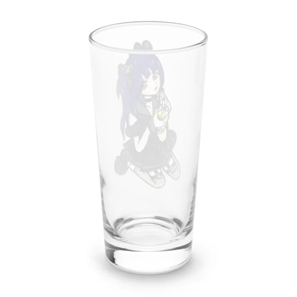 あやしいおばさん くろまめさんの○ュアアルコール（スト○ロ） Long Sized Water Glass :back