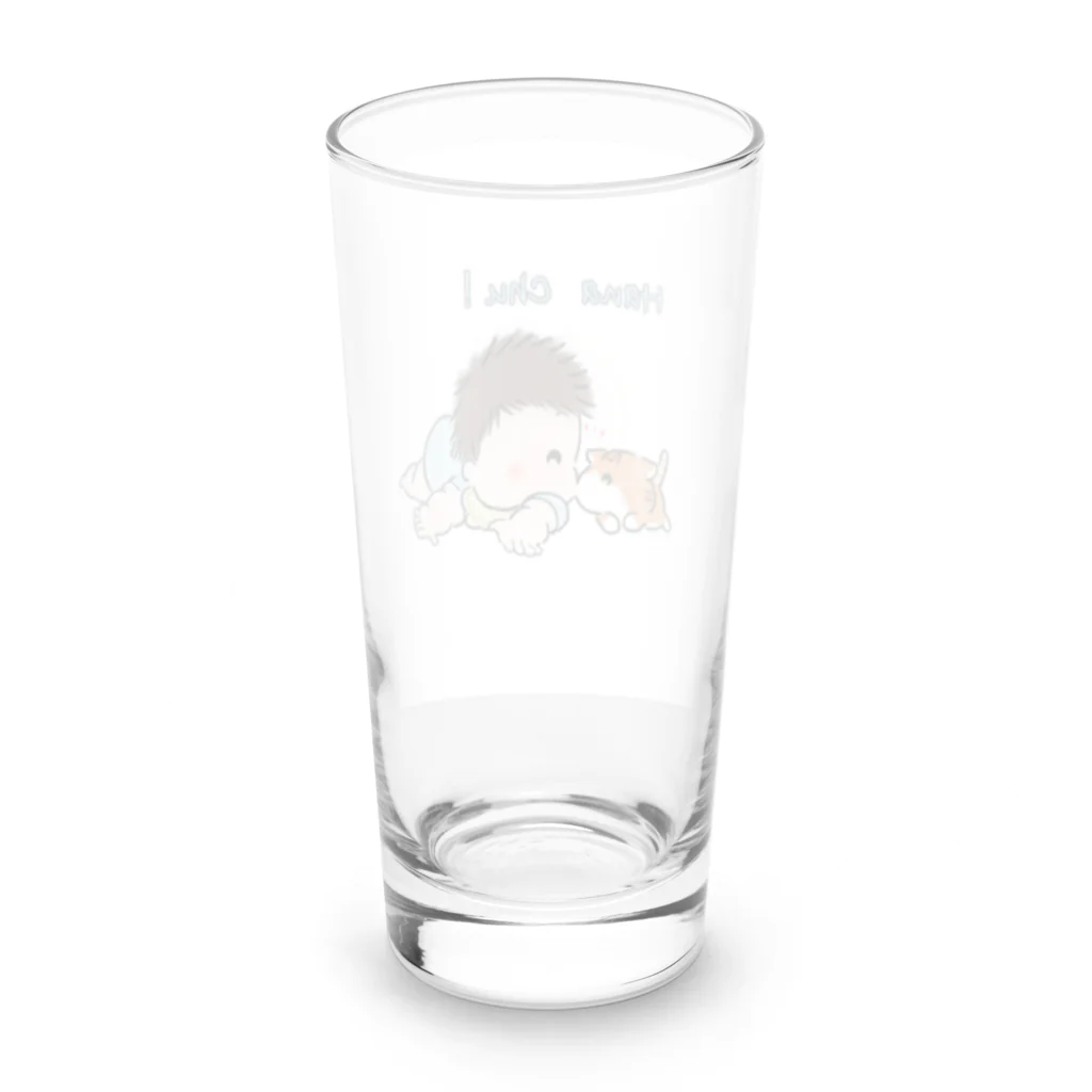         baby  &  ya-ya-のはなちゅー！ Long Sized Water Glass :back