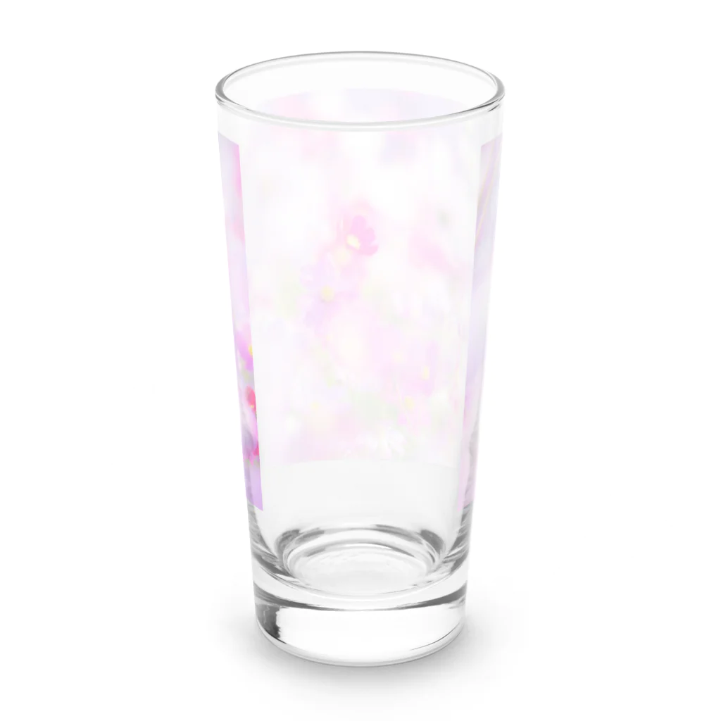 最終進化的量産型良のピンクノコスモス Long Sized Water Glass :back