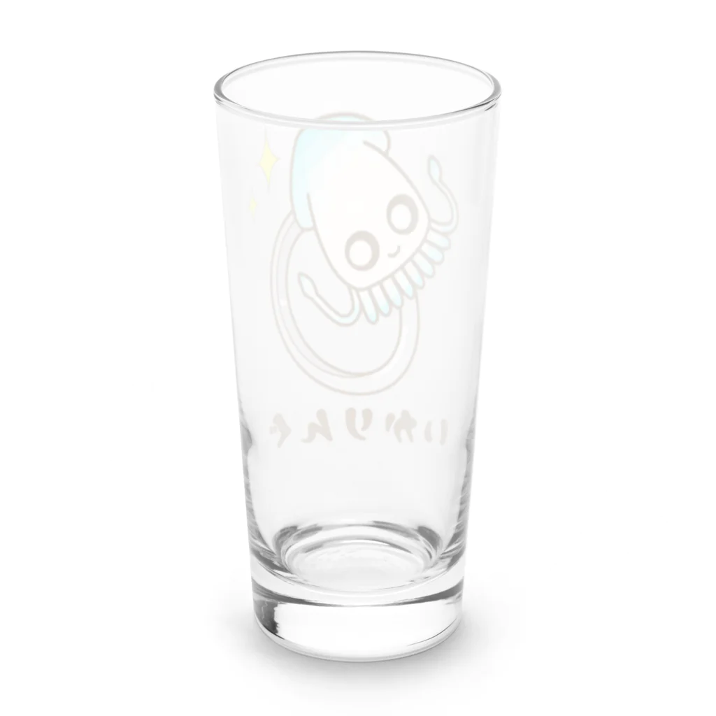 ほわほわしょっぷのいかりんぐ Long Sized Water Glass :back