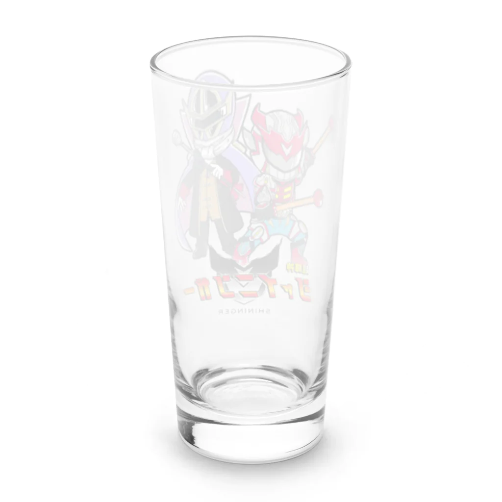 shiningerの『新』超輝神シャイニンガーグッズ Long Sized Water Glass :back