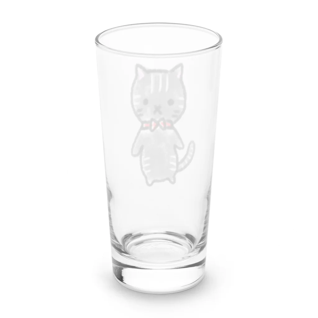 neko_no_kuniのモブにゃん名前はまだない Long Sized Water Glass :back