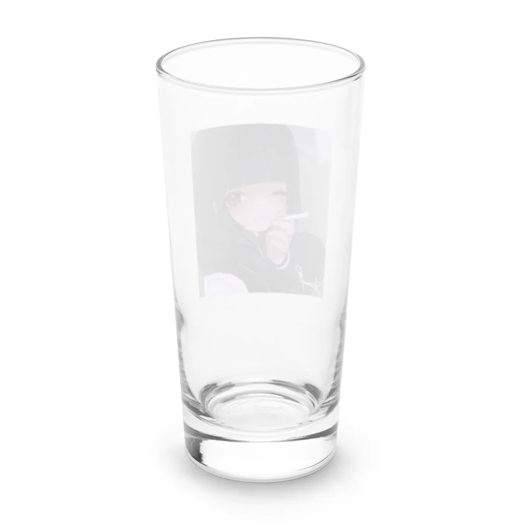 荒波しろみの463g Long Sized Water Glass :back