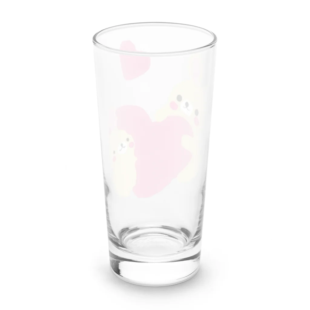 美女木小学校！のかわいいうさちゃん Long Sized Water Glass :back