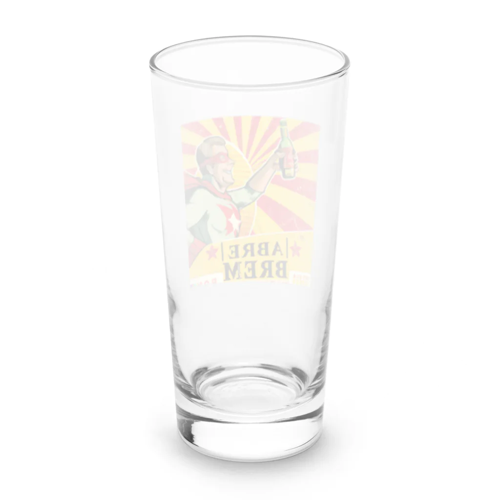 AiTのスーパーヒーローに乾杯 Long Sized Water Glass :back